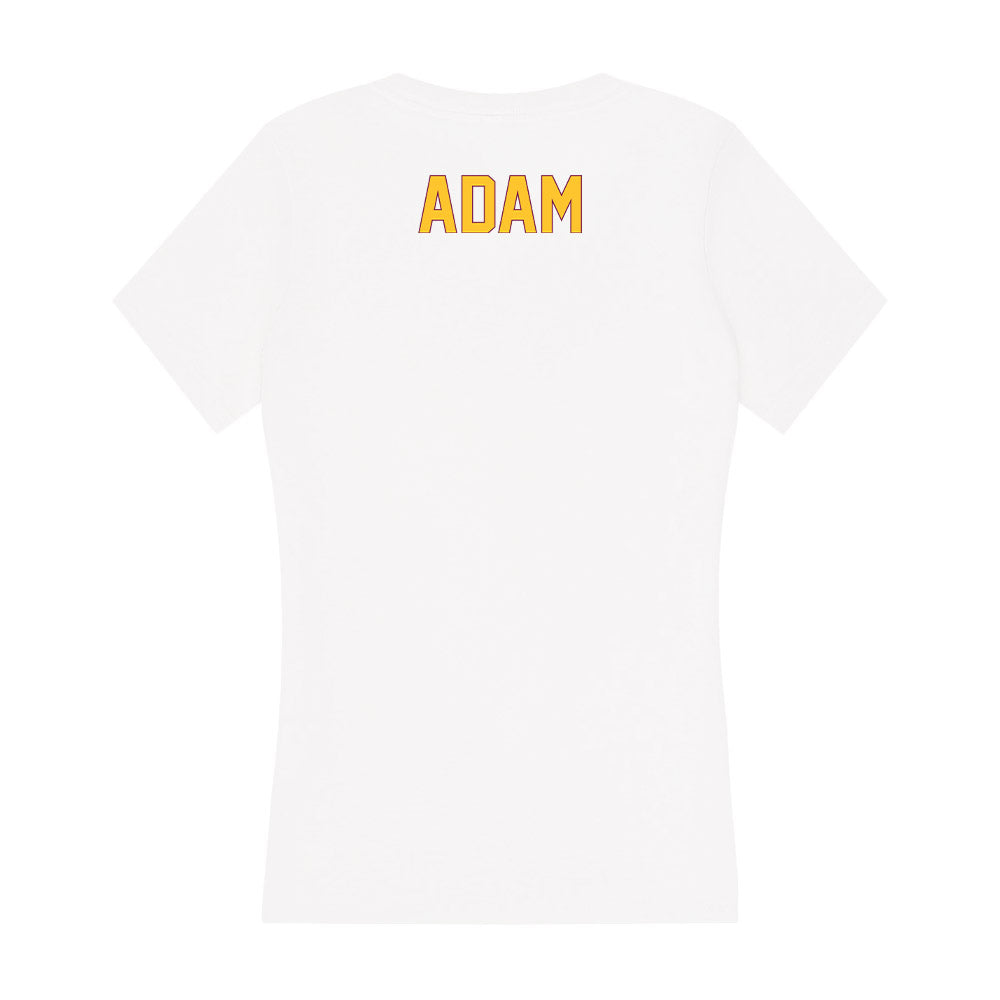 Arizona State - NCAA Men's Swimming & Diving : Jonathon Adam - Classic Shersey Women's V-Neck T-Shirt-1