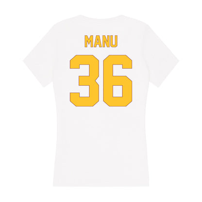 Arizona State - NCAA Football : Salesi Manu - Classic Shersey Women's V-Neck T-Shirt-1