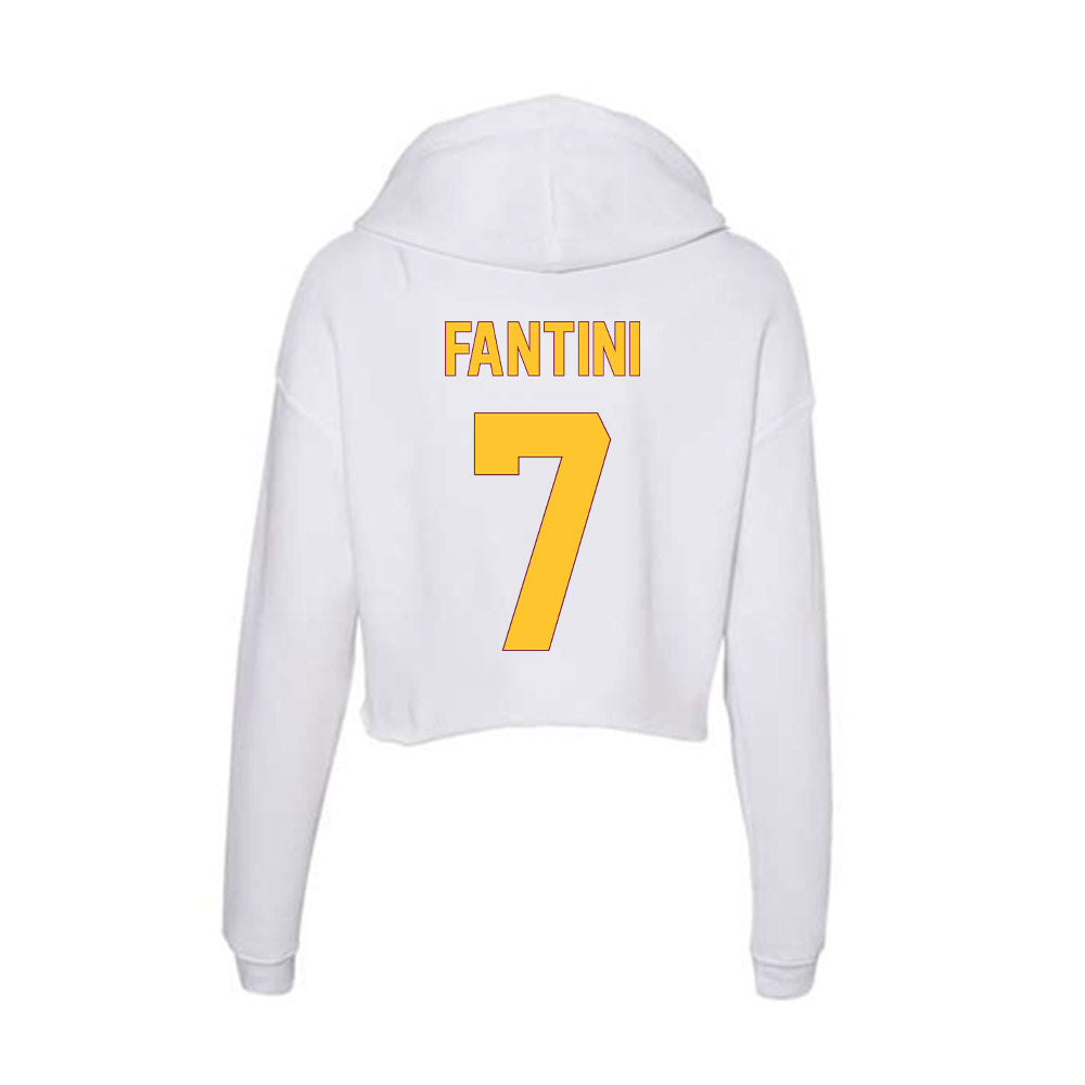 Arizona State - NCAA Women's Basketball : Martina Fantini - Classic Shersey Women's Crop Fleece Hoodie-1