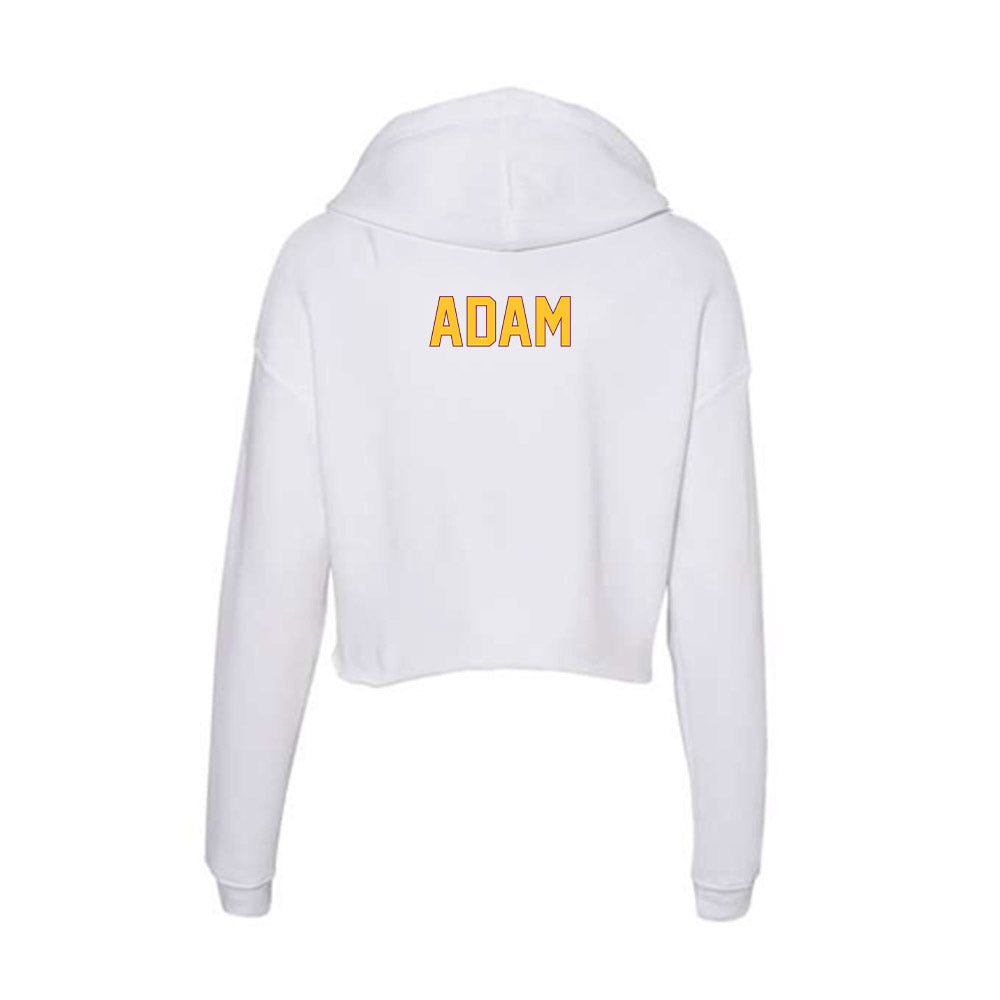 Arizona State - NCAA Men's Swimming & Diving : Jonathon Adam - Classic Shersey Women's Crop Fleece Hoodie-1