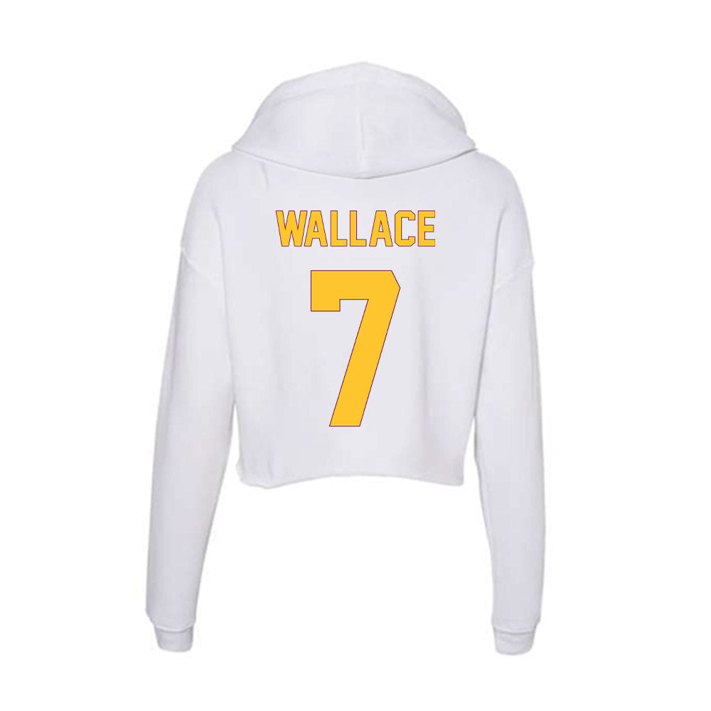 Arizona State - NCAA Men's Basketball : Vijay Wallace - Classic Shersey Women's Crop Fleece Hoodie-1