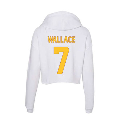 Arizona State - NCAA Men's Basketball : Vijay Wallace - Classic Shersey Women's Crop Fleece Hoodie-1