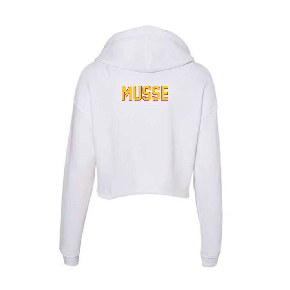 Arizona State - NCAA Men's Track & Field : Samantar Musse - Classic Shersey Women's Crop Fleece Hoodie-1