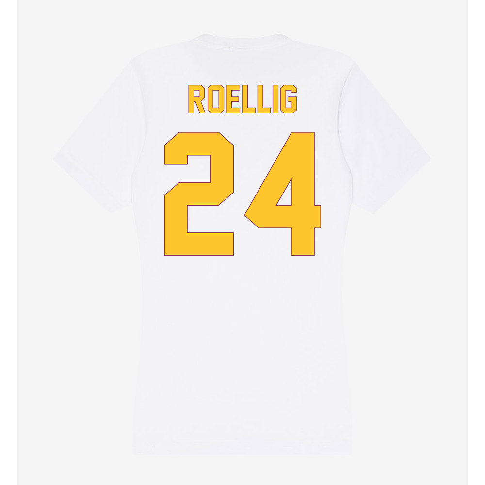 Arizona State - NCAA Baseball : Austen Roellig - Classic Shersey Women's V-Neck T-Shirt-1