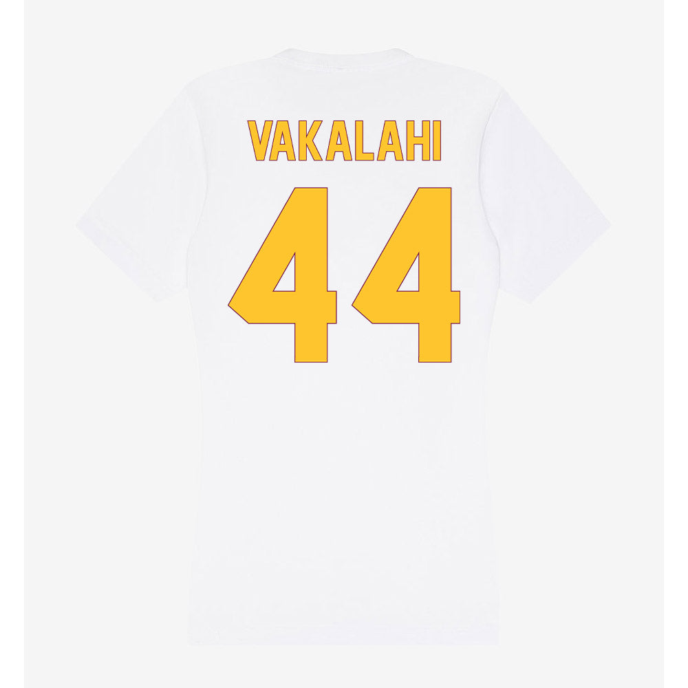Arizona State - NCAA Football : Kirtland Vakalahi - Classic Shersey Women's V-Neck T-Shirt-1