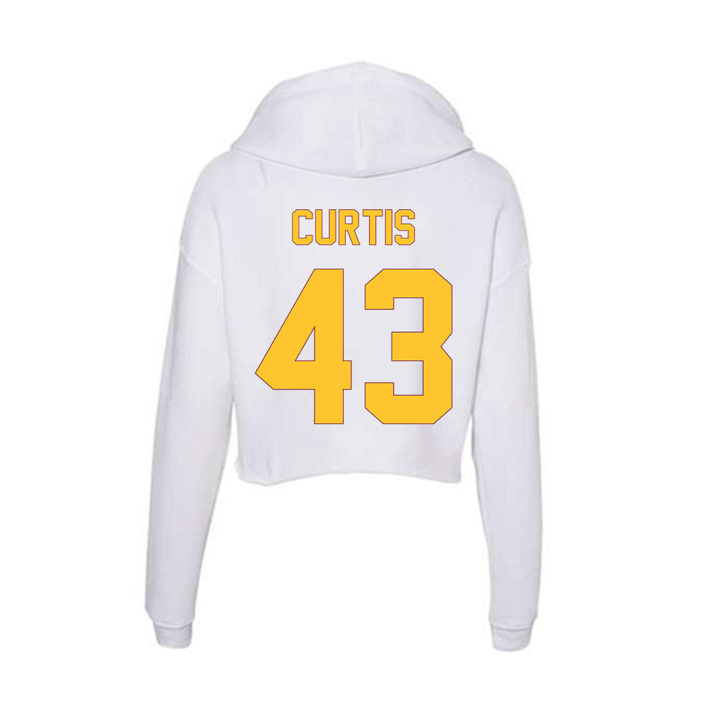 Arizona State - NCAA Football : Grayson Curtis - Classic Shersey Women's Crop Fleece Hoodie-1