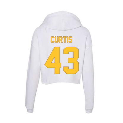Arizona State - NCAA Football : Grayson Curtis - Classic Shersey Women's Crop Fleece Hoodie-1