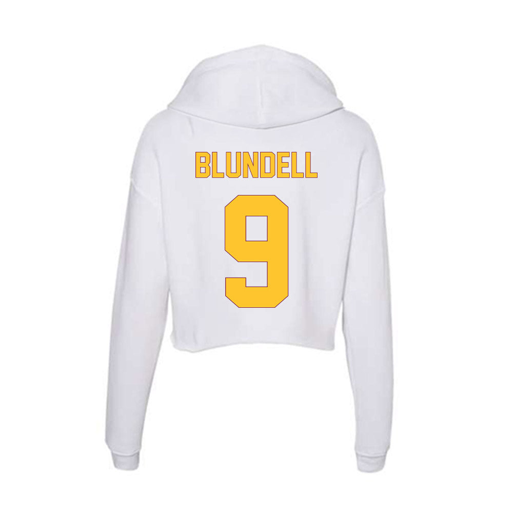 Arizona State - NCAA Women's Soccer : Kierra Blundell - Classic Shersey Women's Crop Fleece Hoodie-1