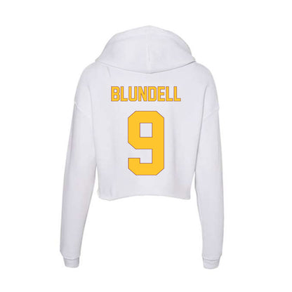 Arizona State - NCAA Women's Soccer : Kierra Blundell - Classic Shersey Women's Crop Fleece Hoodie-1