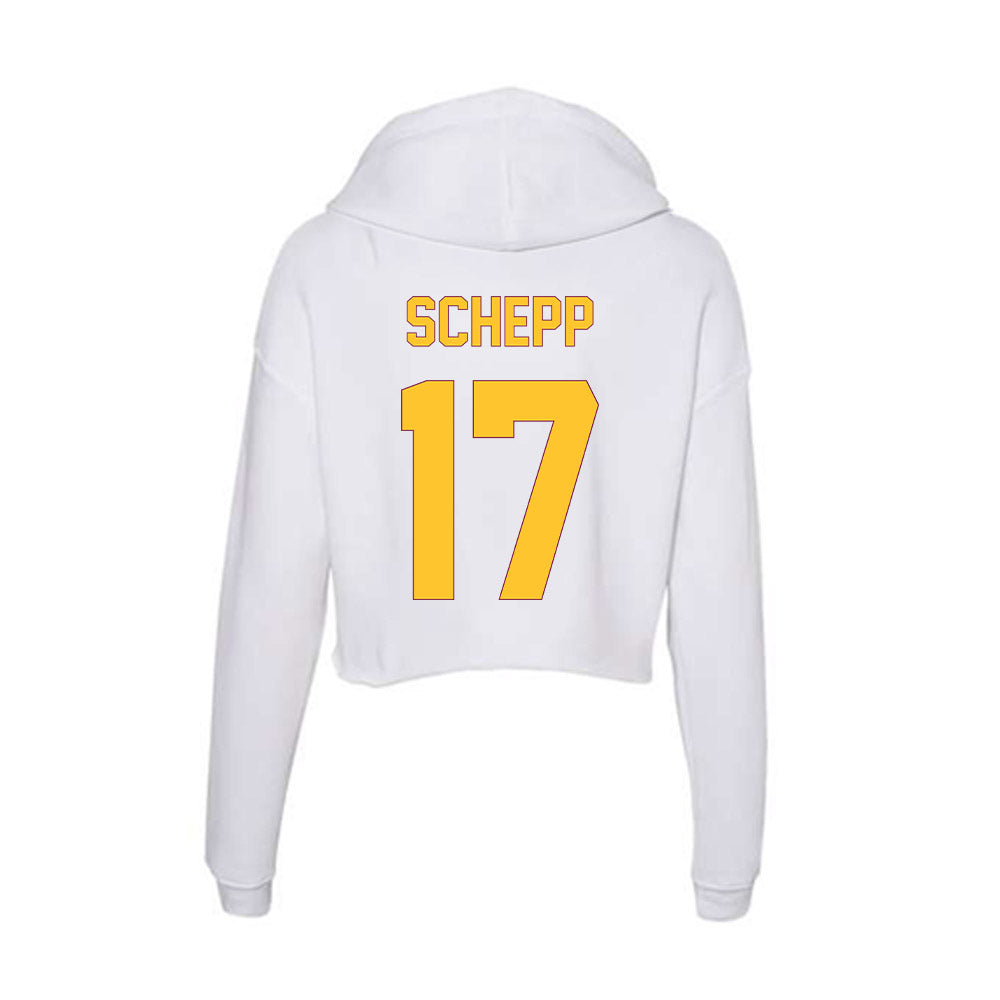 Arizona State - NCAA Softball : Emily Schepp - Classic Shersey Women's Crop Fleece Hoodie-1