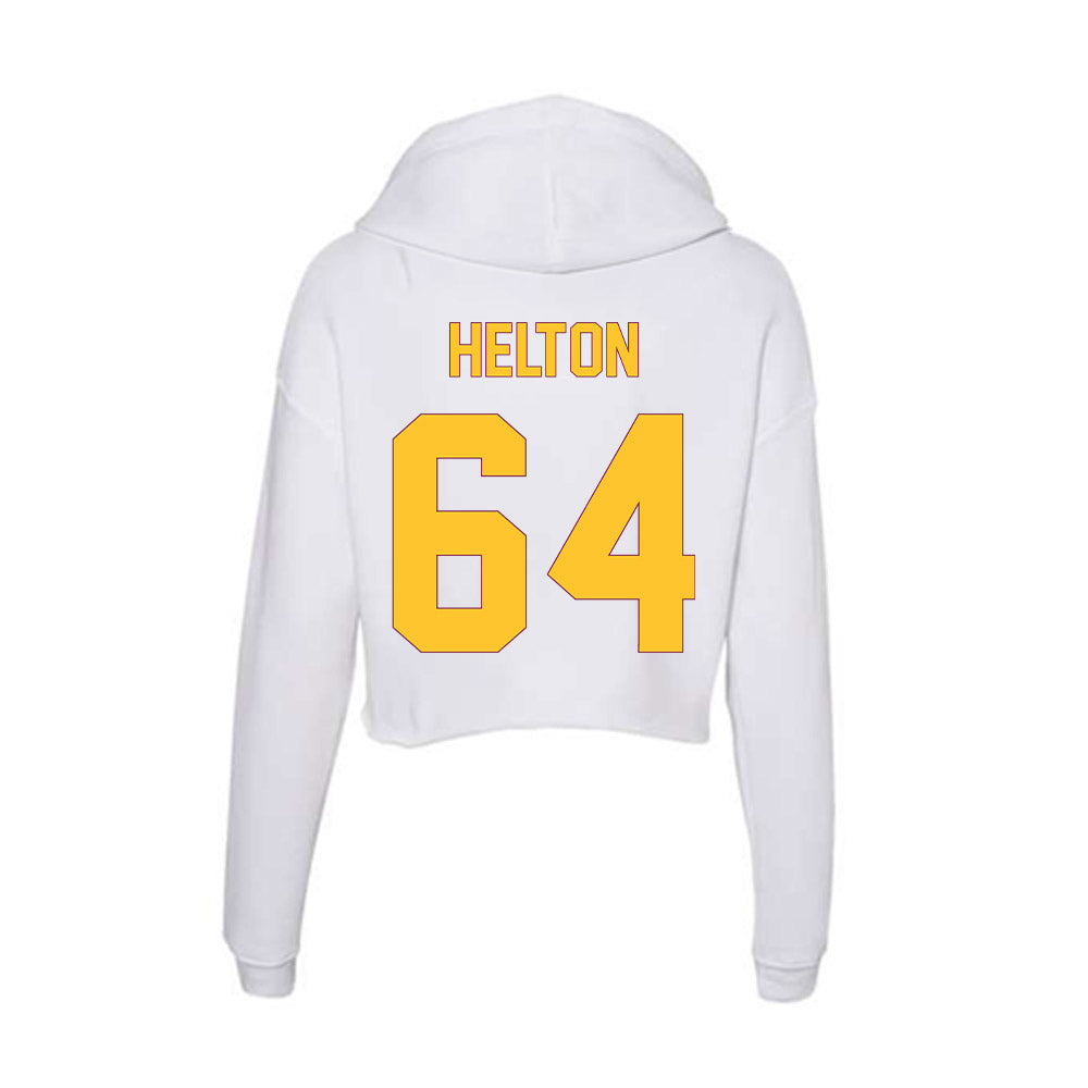 Arizona State - NCAA Football : Wade Helton - Classic Shersey Women's Crop Fleece Hoodie-1