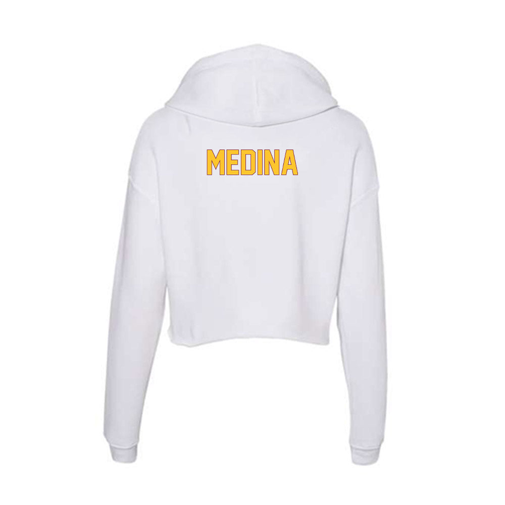 Arizona State - NCAA Men's Track & Field : Mateo Medina - Classic Shersey Women's Crop Fleece Hoodie-1