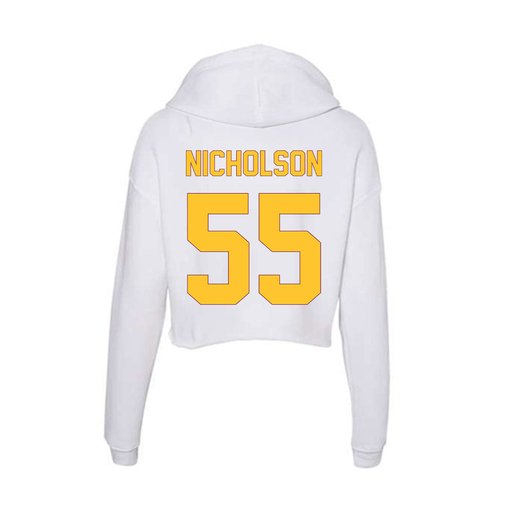 Arizona State - NCAA Football : Niniva Nicholson - Classic Shersey Women's Crop Fleece Hoodie-1