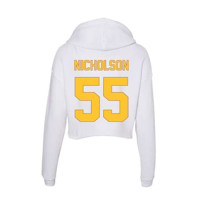 Arizona State - NCAA Football : Niniva Nicholson - Classic Shersey Women's Crop Fleece Hoodie-1