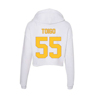 Arizona State - NCAA Baseball : Dean Toigo - Classic Shersey Women's Crop Fleece Hoodie-1
