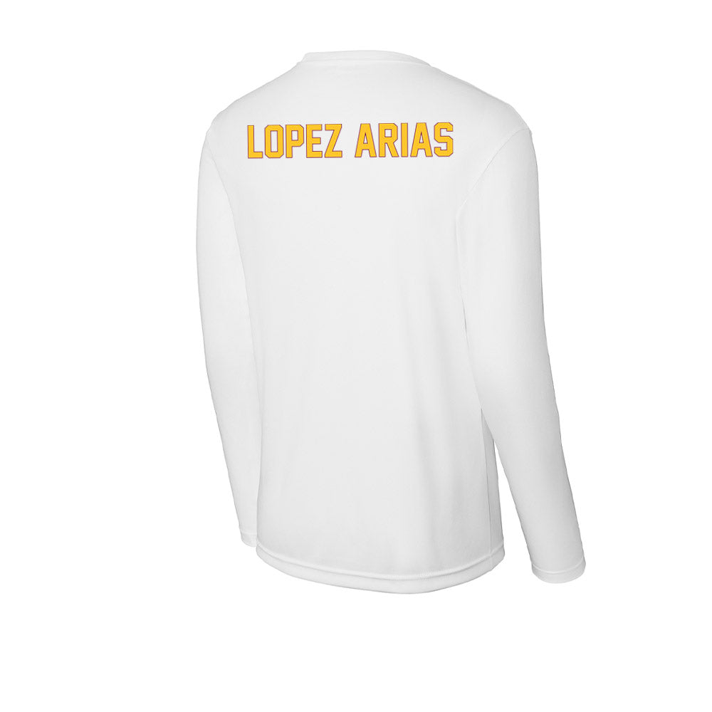 Arizona State - NCAA Women's Track & Field : Ines Lopez Arias - Classic Shersey Activewear Long Sleeve T-Shirt-1