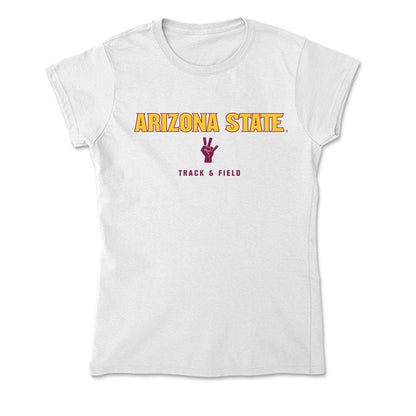 Arizona State - NCAA Men's Track & Field : Richlu Tudee - Classic Shersey Soft Style Women’s T-Shirt-0