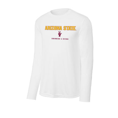Arizona State - NCAA Men's Swimming & Diving : Jake Mason - Activewear Long Sleeve T-Shirt
