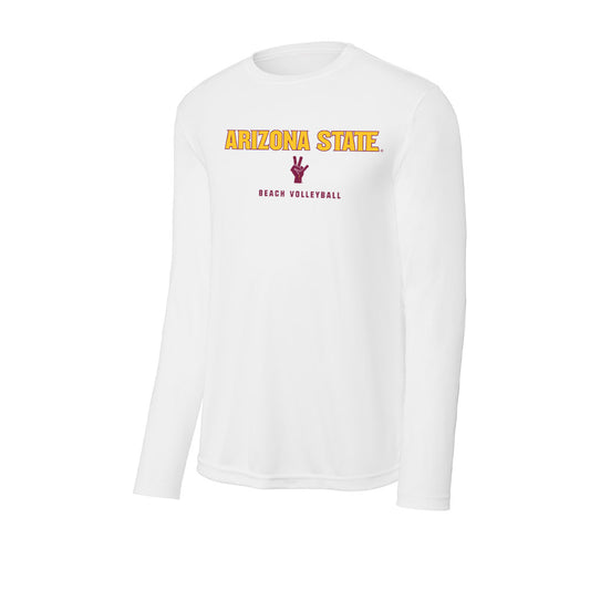 Arizona State - NCAA Beach Volleyball : Reagan Hope - Classic Shersey Activewear Long Sleeve T-Shirt-0