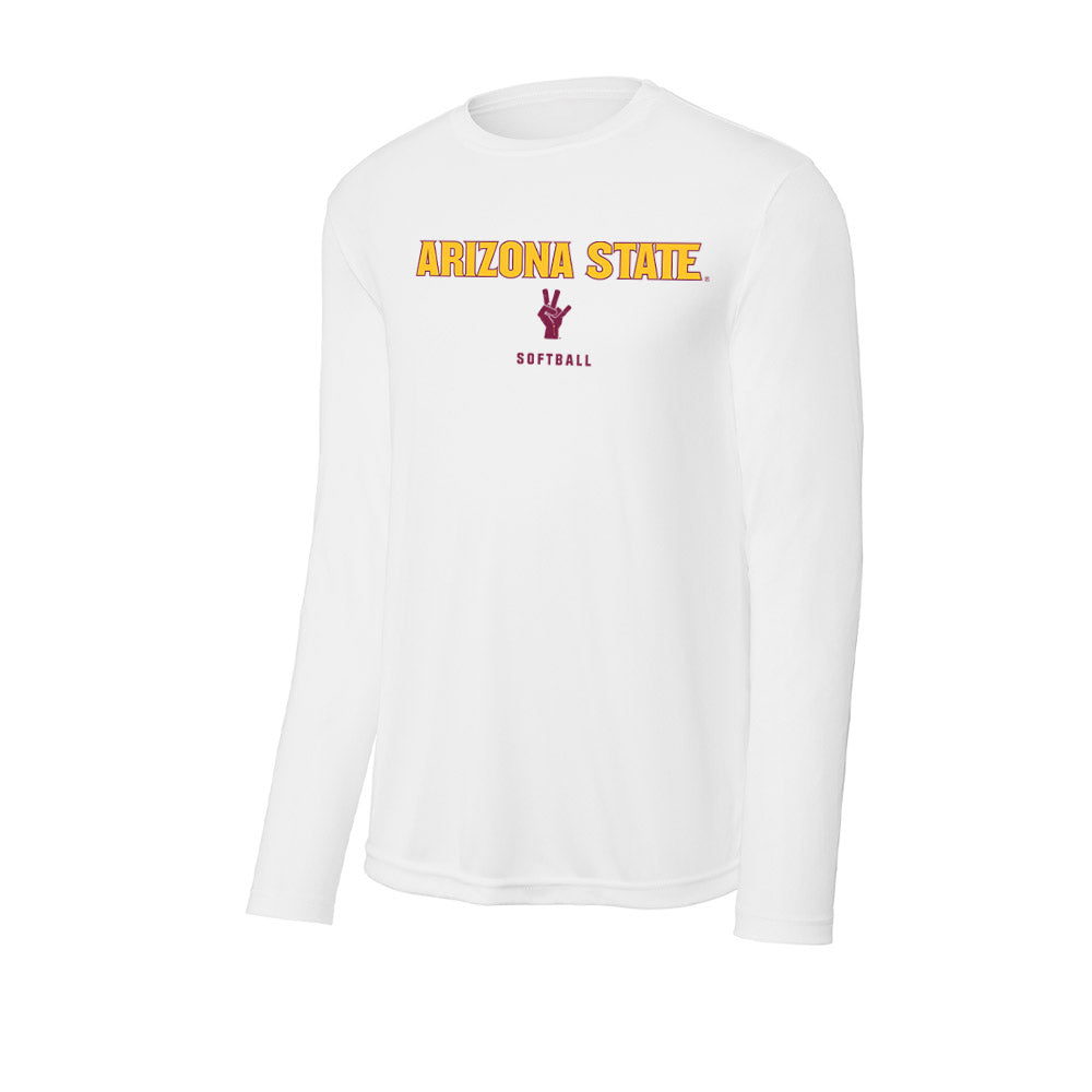 Arizona State - NCAA Softball : Tia Milloy - Classic Shersey Activewear Long Sleeve T-Shirt-0