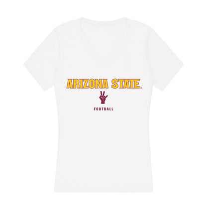Arizona State - NCAA Football : Santana Alo - Classic Shersey Women's V-Neck T-Shirt-0