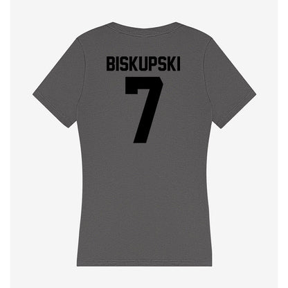 Wake Forest - NCAA Men's Soccer : Philip Biskupski - Women's V-Neck T-Shirt-1