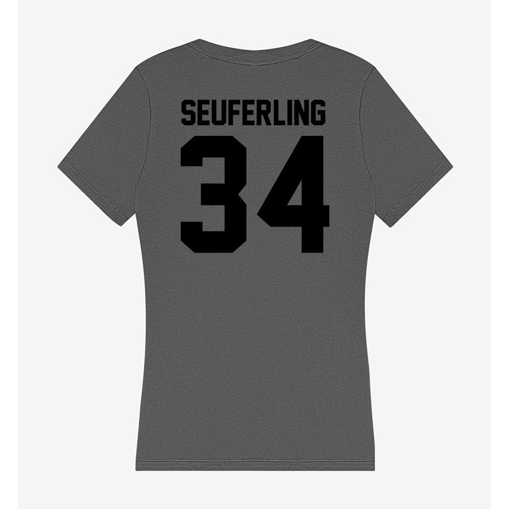 Wake Forest - NCAA Baseball : Grayden Seuferling - Women's V-Neck T-Shirt-1