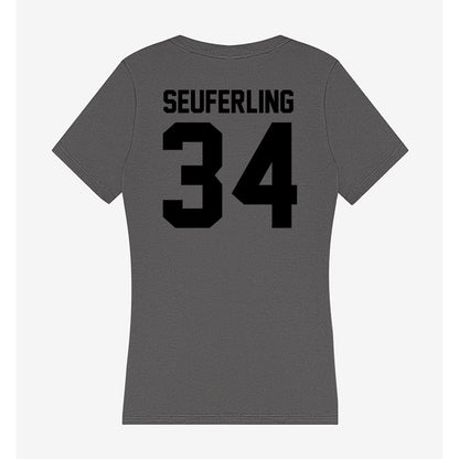 Wake Forest - NCAA Baseball : Grayden Seuferling - Women's V-Neck T-Shirt-1
