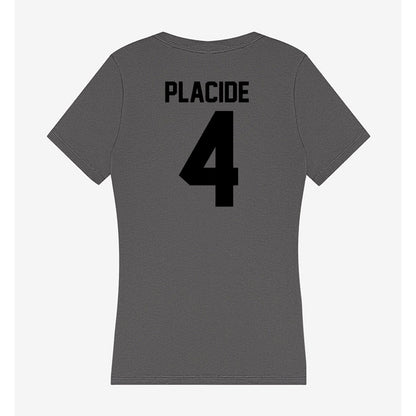 Wake Forest - NCAA Men's Basketball : Gavin Placide - Women's V-Neck T-Shirt-1