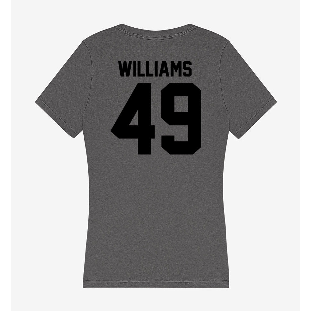 Wake Forest - NCAA Football : Eric Williams - Women's V-Neck T-Shirt-1