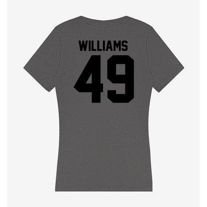Wake Forest - NCAA Football : Eric Williams - Women's V-Neck T-Shirt-1