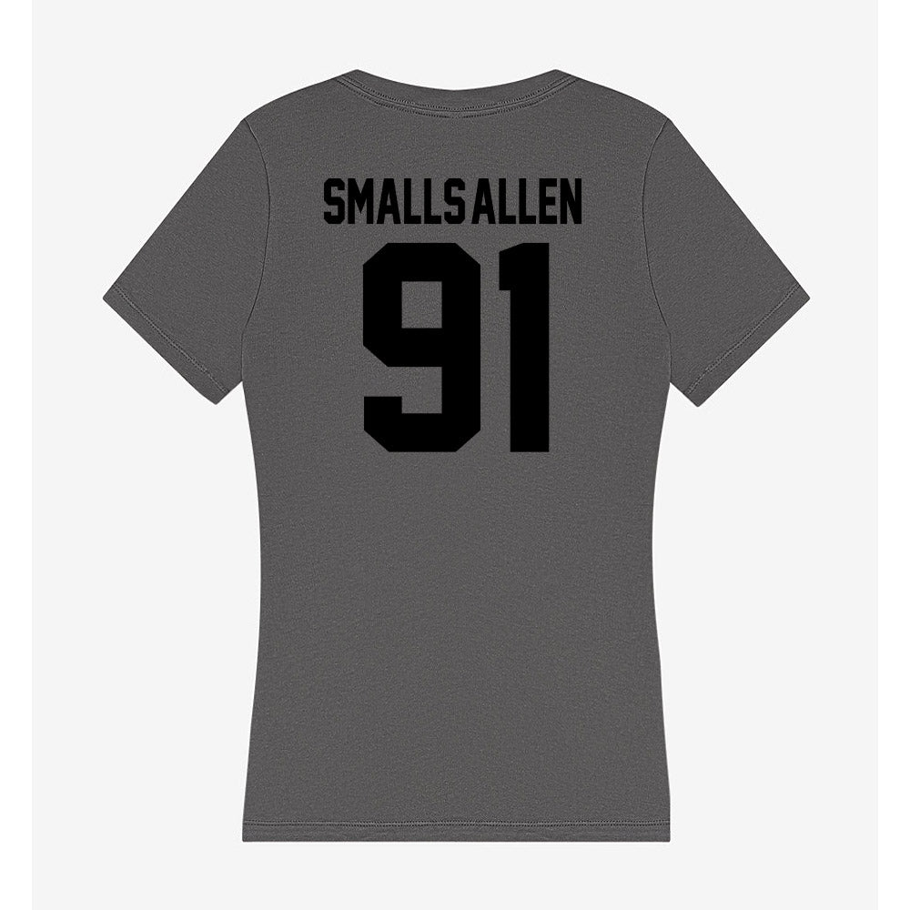 Wake Forest - NCAA Football : Lucas Smalls-Allen - Women's V-Neck T-Shirt-1