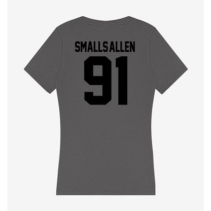 Wake Forest - NCAA Football : Lucas Smalls-Allen - Women's V-Neck T-Shirt-1