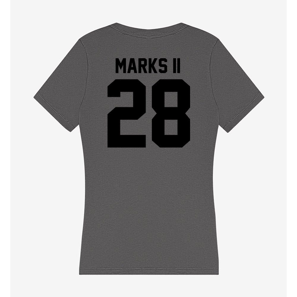 Wake Forest - NCAA Football : Aj Marks II - Women's V-Neck T-Shirt-1