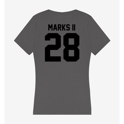 Wake Forest - NCAA Football : Aj Marks II - Women's V-Neck T-Shirt-1