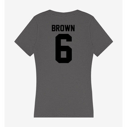 Wake Forest - NCAA Women's Soccer : Dempsey Brown - Women's V-Neck T-Shirt-1