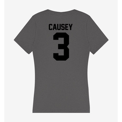 Wake Forest - NCAA Football : Bernard Causey - Women's V-Neck T-Shirt-1