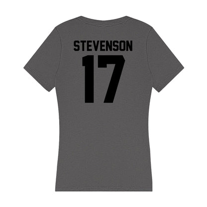 Wake Forest - NCAA Football : Zamari Stevenson - Women's V-Neck T-Shirt-1