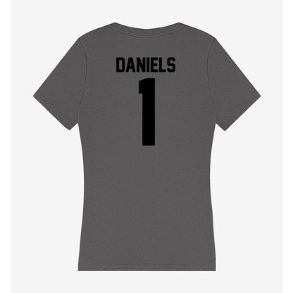Wake Forest - NCAA Football : Kahnen Daniels - Women's V-Neck T-Shirt-1