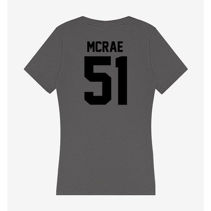 Wake Forest - NCAA Football : Devin McRae - Women's V-Neck T-Shirt-1