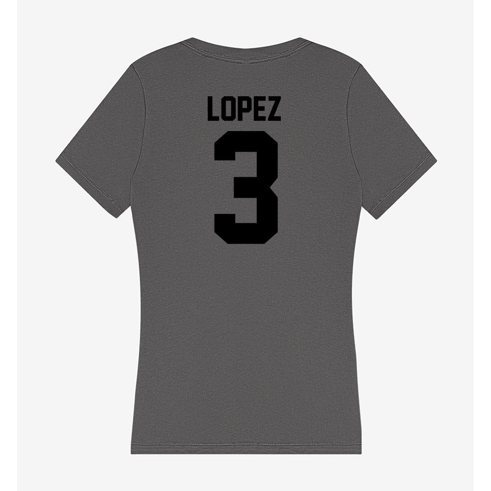 Wake Forest - NCAA Football : Gio Lopez - Women's V-Neck T-Shirt-1