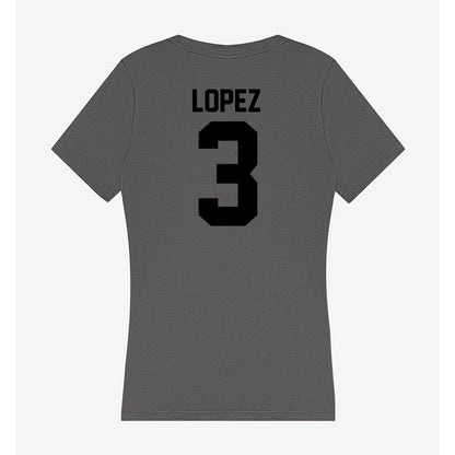 Wake Forest - NCAA Football : Gio Lopez - Women's V-Neck T-Shirt-1