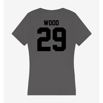 Wake Forest - NCAA Baseball : Tyler Wood - Women's V-Neck T-Shirt-1