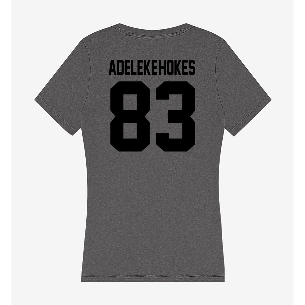 Wake Forest - NCAA Football : Kobe Adeleke-Hokes - Women's V-Neck T-Shirt-1