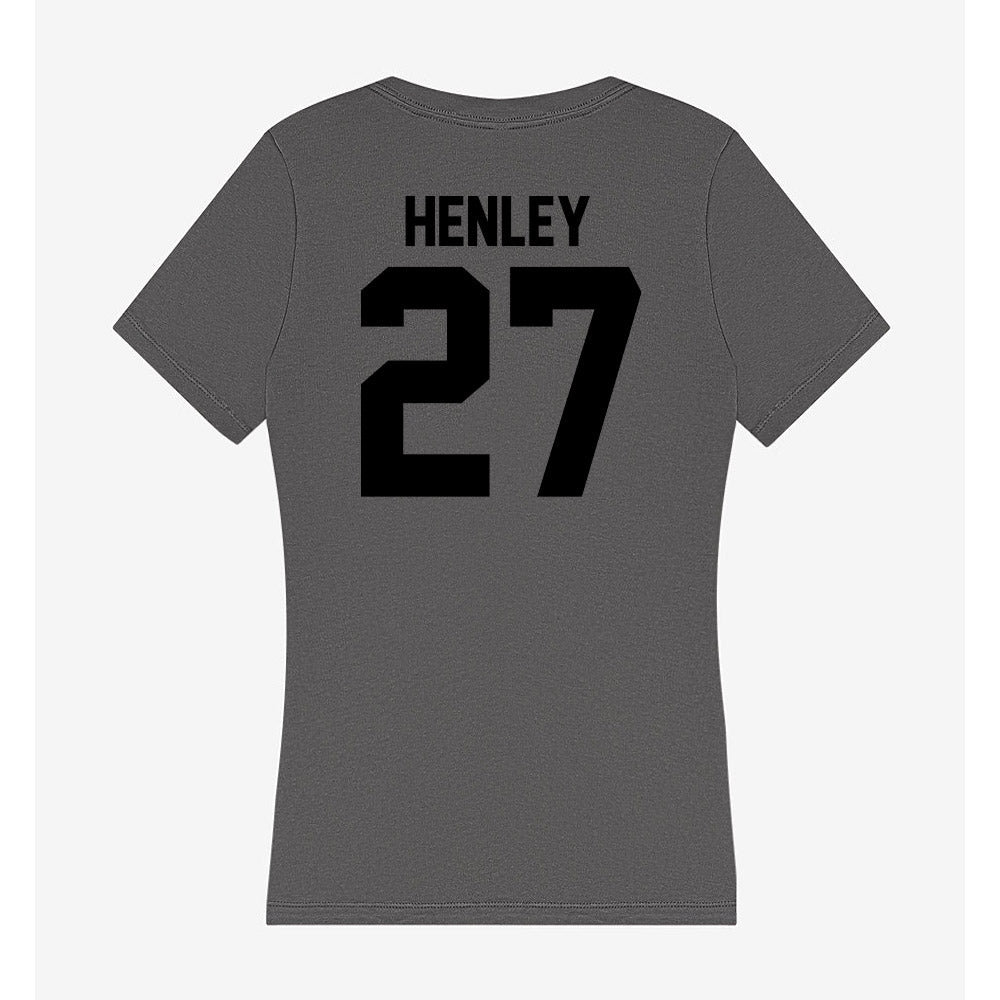 Wake Forest - NCAA Football : Ryan Henley - Women's V-Neck T-Shirt-1