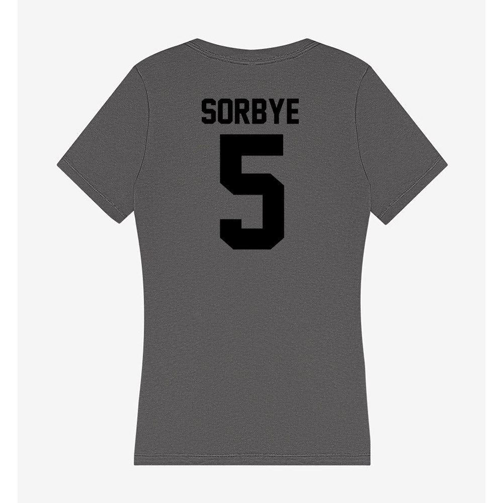 Wake Forest - NCAA Women's Basketball : Aurora Sorbye - Women's V-Neck T-Shirt-1