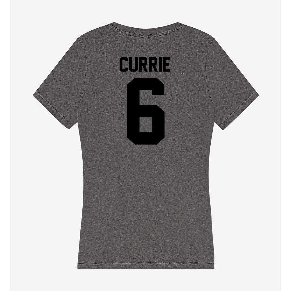 Wake Forest - NCAA Men's Soccer : Lorenze Currie - Women's V-Neck T-Shirt-1