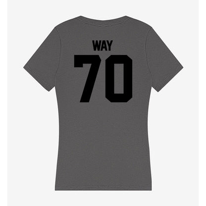 Wake Forest - NCAA Football : Will Way - Women's V-Neck T-Shirt-1