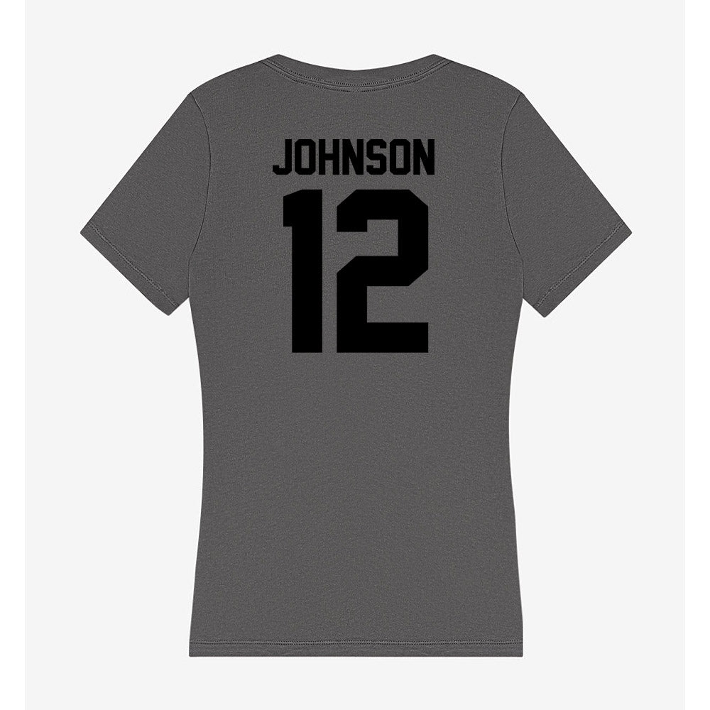 Wake Forest - NCAA Football : Kamrean Johnson - Women's V-Neck T-Shirt-1