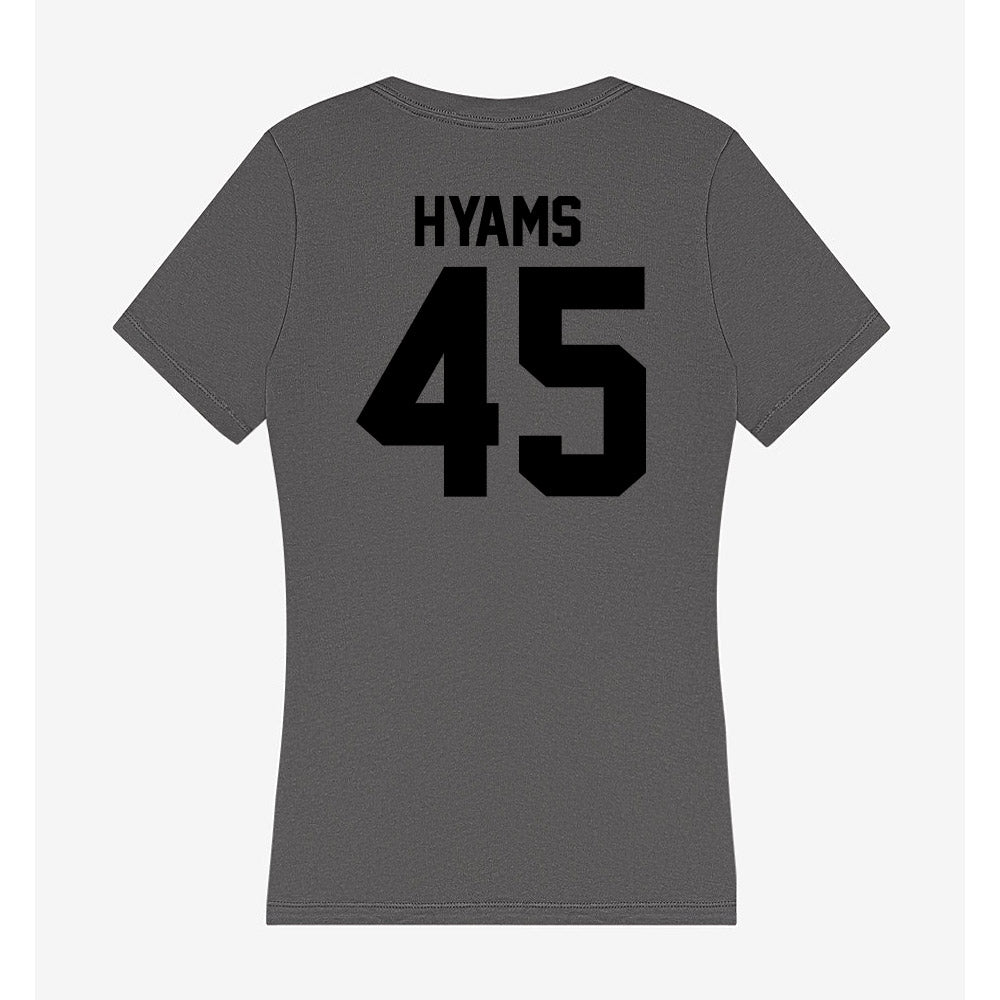 Wake Forest - NCAA Football : Ethan Hyams - Women's V-Neck T-Shirt-1